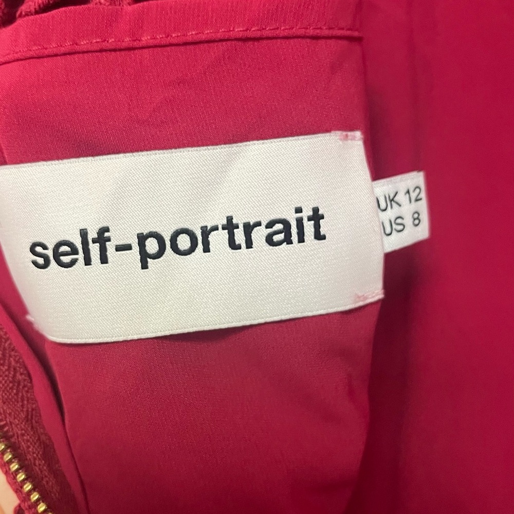 Self Portrait rED SHORT SLEEVE STARS MINI - Picture 2 of 5